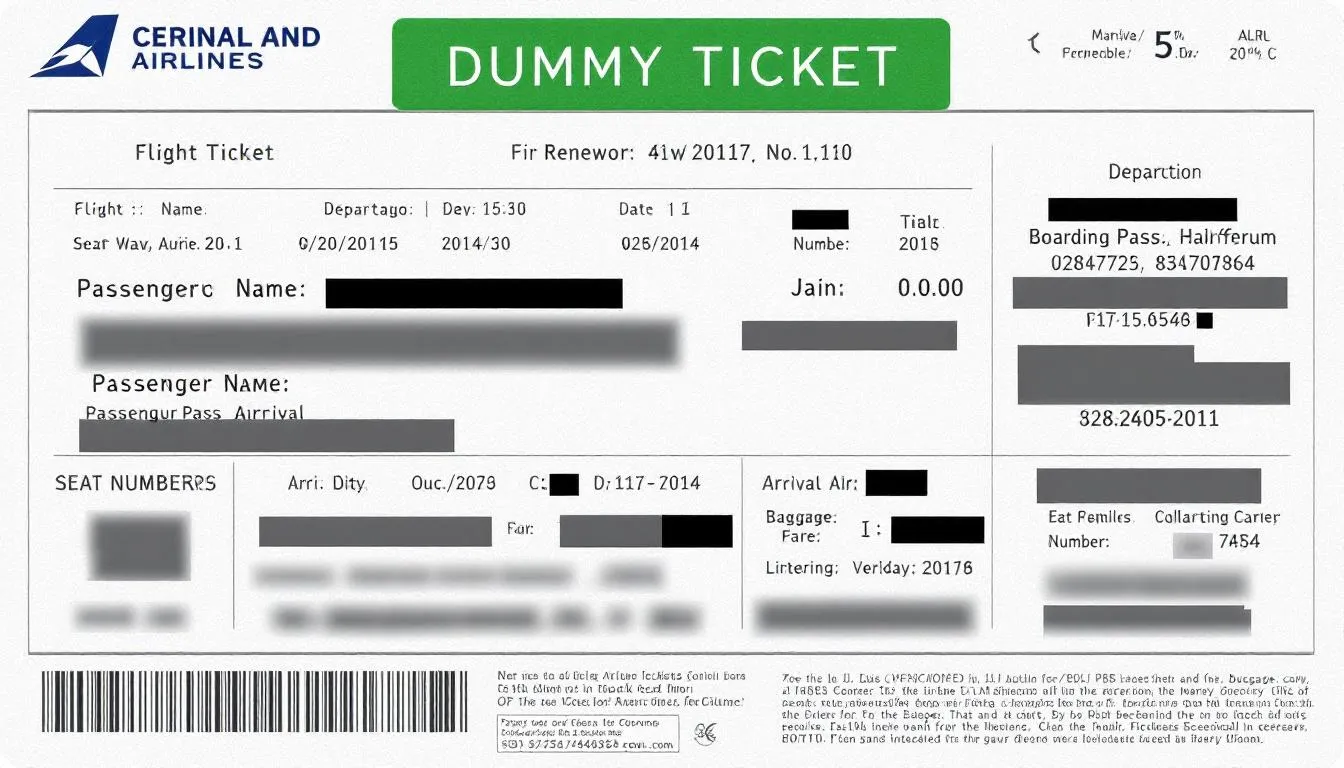 Buy a Dummy Ticket for Your Visa Application — Get It in Minutes