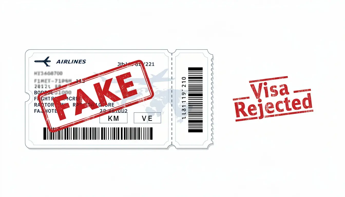 Fake Ticket Consequences In UK Visa Applications